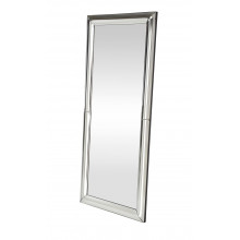 Lustro ścienne glamour Abisso 162x72cm srebrne Halmar
