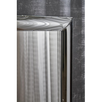 Lustro ścienne glamour Abisso 162x72cm srebrne Halmar