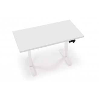 Biurko z regulacji wysokości B54 120x60cm białe Halmar