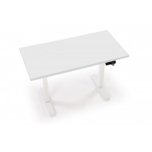 Biurko z regulacji wysokości B54 120x60cm białe Halmar