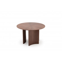 Stół okrągły modern Caldo 120cm orzech Halmar