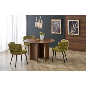 Stół okrągły modern Caldo 120cm orzech Halmar 2