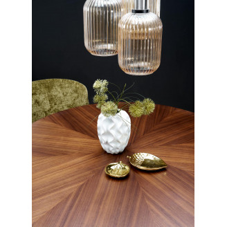 Stół okrągły modern Caldo 120cm orzech Halmar