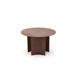 Stół okrągły modern Caldo 120cm orzech Halmar