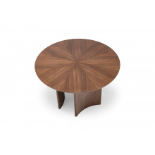 Stół okrągły modern Caldo 120cm orzech Halmar