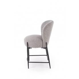 Krzesło barowe tapicerowane H126 65cm popiel Halmar 2