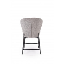Krzesło barowe tapicerowane H126 65cm popiel Halmar