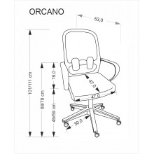 Fotel do komputera z siatki Orcano czarny Halmar