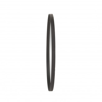 Lustro ścienne okrągłe Patina 70cm czarna rama Halmar