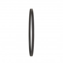 Lustro ścienne okrągłe Patina 70cm czarna rama Halmar