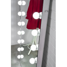 Lustro stojące z oświetleniem LED Pearl 170x87cm Halmar