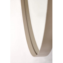 Lustro ścienne okrągłe Patina 70cm złoty szampański Halmar
