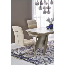 Stół nowoczesny rozkładany Salix 180-260x90cm trawertyn / kaszmir Halmar