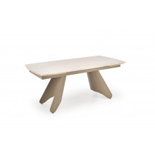 Stół nowoczesny rozkładany Salix 180-260x90cm trawertyn / kaszmir Halmar