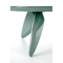 Stolik okrągły modern Soraya 80cm jasny niebieski Halmar