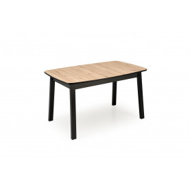 Stół rozkładany loft Barril 130-17072cm dąb artisan / czarny Halmar
