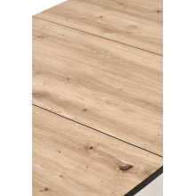 Stół rozkładany loft Barril 130-17072cm dąb artisan / czarny Halmar