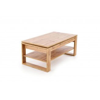 Ława z podnoszonym blatem Betty 120cm dąb artisan Halmar