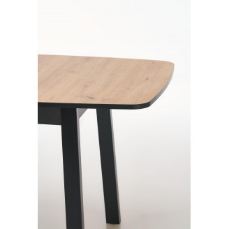 Stół rozkładany loft Barril 130-17072cm dąb artisan / czarny Halmar