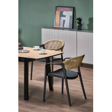 Stół rozkładany loft Barril 130-17072cm dąb artisan / czarny Halmar