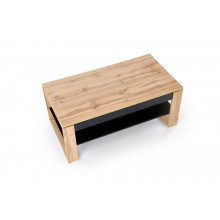 Ława z podnoszonym blatem Betty 120cm dąb artisan / czarny Halmar