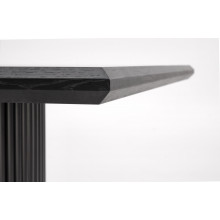 Stół rozkładany na lamelowej podstawie Bolero 160-250x90cm dąb czarny Halmar
