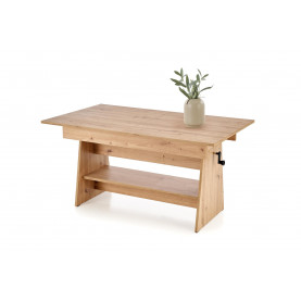 Ława rozkładana Erika 120-160cm dąb artisan Halmar 2