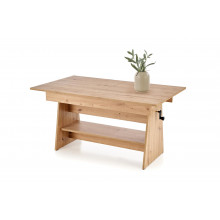Ława rozkładana Erika 120-160cm dąb artisan Halmar