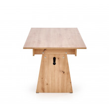 Ława rozkładana Erika 120-160cm dąb artisan Halmar