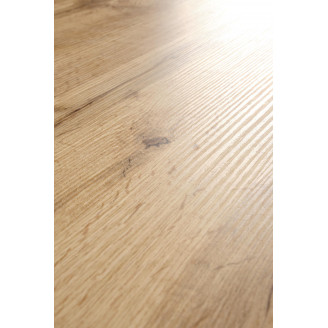 Ława rozkładana Erika 120-160cm dąb artisan / czarny Halmar