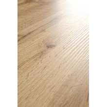 Ława rozkładana Erika 120-160cm dąb artisan / czarny Halmar