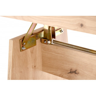 Ława rozkładana Erika 120-160cm dąb artisan Halmar