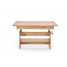 Ława rozkładana Erika 120-160cm dąb artisan Halmar