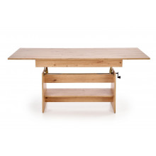 Ława rozkładana Erika 120-160cm dąb artisan Halmar