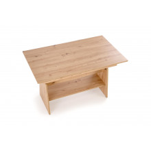 Ława rozkładana Erika 120-160cm dąb artisan Halmar