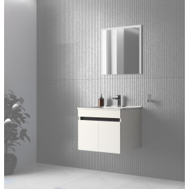 Szafka pod umywalkę z drzwiczkami Figaro 60x46cm biały / 3 dekory Halmar
