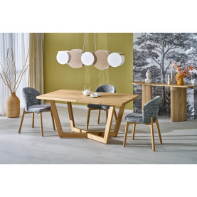 Stół fornirowany rozkładany Massive III 160-250x90cm dąb naturalny Halmar 2