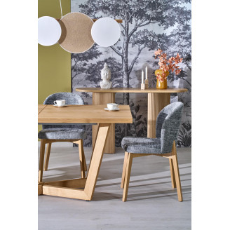Stół fornirowany rozkładany Massive III 160-250x90cm dąb naturalny Halmar