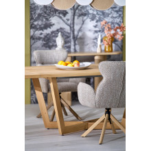 Stół fornirowany rozkładany Massive III 160-250x90cm dąb naturalny Halmar