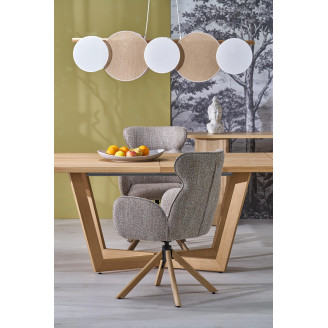 Stół fornirowany rozkładany Massive III 160-250x90cm dąb naturalny Halmar