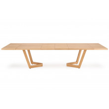 Stół fornirowany rozkładany Massive III 160-250x90cm dąb naturalny Halmar