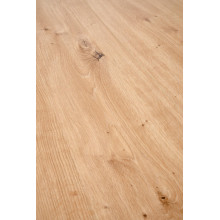 Stół okrągły rozkładany 102-142cm Pivot dąb artisan / czarny Halmar