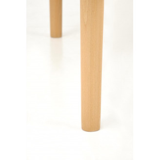 Stół okrągły rozkładany 102-142cm Pivot kaszmir / naturalny Halmar