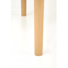 Stół okrągły rozkładany 102-142cm Pivot kaszmir / naturalny Halmar