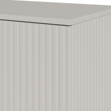 Komoda na nóżkach Random II KM-1 160x40cm kaszmir / orzech / czarny Halmar