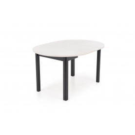 Stół okrągły rozkładany Ringo 102cm kaszmir / czarny Halmar 2