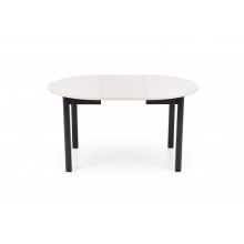 Stół okrągły rozkładany Ringo 102cm kaszmir / czarny Halmar