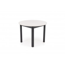 Stół okrągły rozkładany Ringo 102cm kaszmir / czarny Halmar