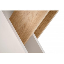 Stół rozkładany na jednej nodze Xarelto 130-175x85cm kaszmir / dąb cremona Halmar