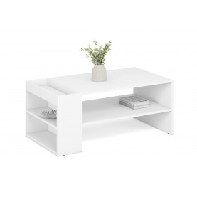 Stolik z półkami Murcia 100x55cm biały Halmar 2